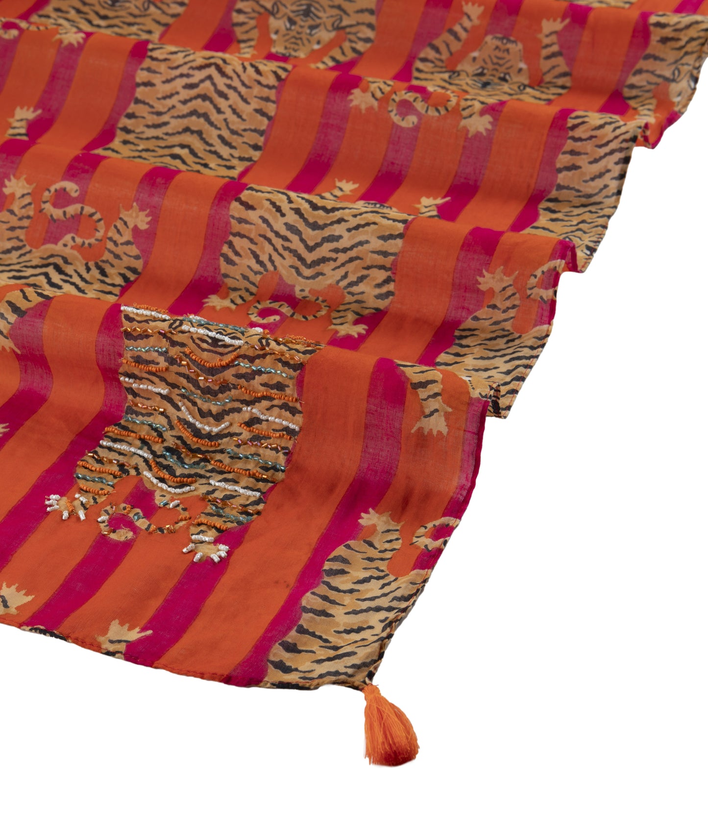 Leichter Schal mit Tiger-Muster (Alex Max)